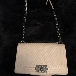 Chanel calfskin leather